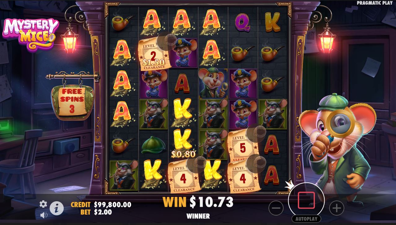 Mystery Mice Slot Features